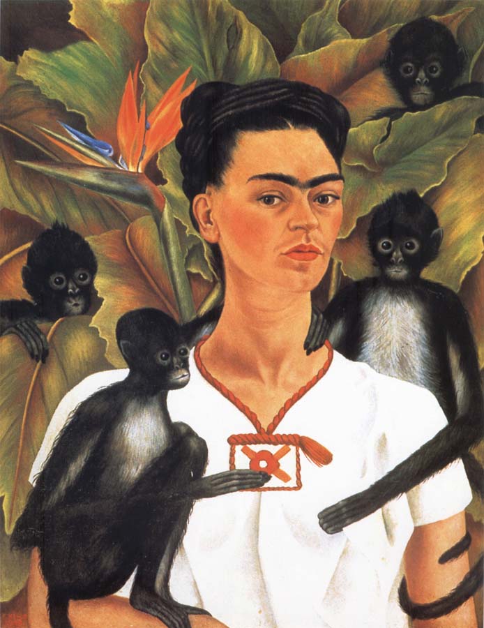 Self-Portrait with Monkeys